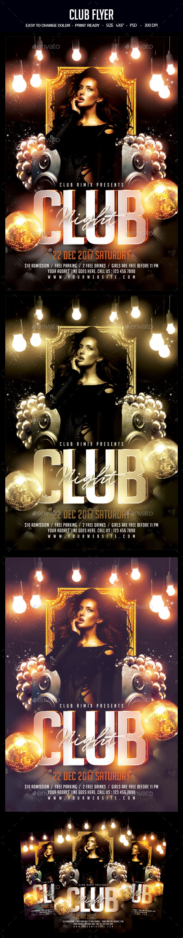 Club Flyer - Clubs & Parties Events