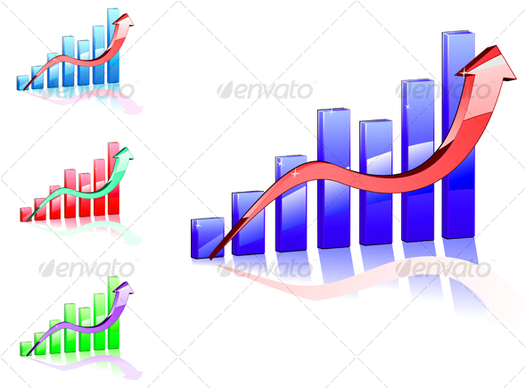 Color graph for business concept - Business Conceptual