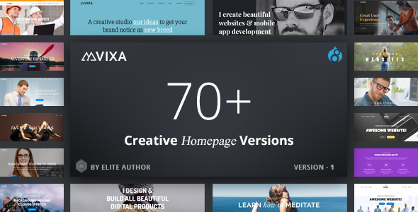 Vixa - Responsive Multi-Purpose Drupal 8 Theme - Corporate Drupal