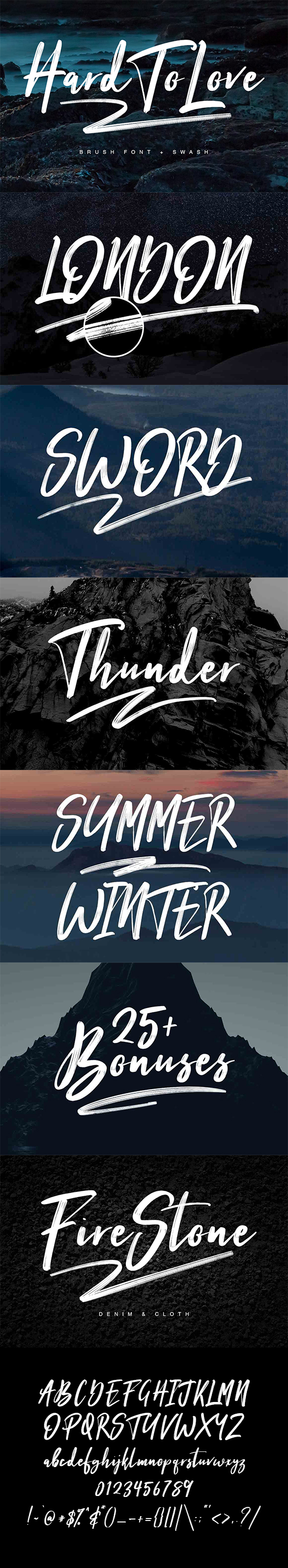 Hard To Love Typeface - Hand-writing Script