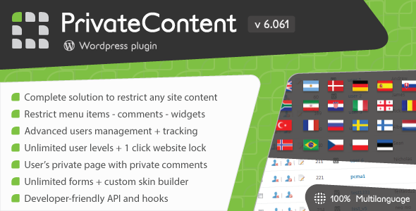 PrivateContent - Multilevel Content Plugin - CodeCanyon Item for Sale
