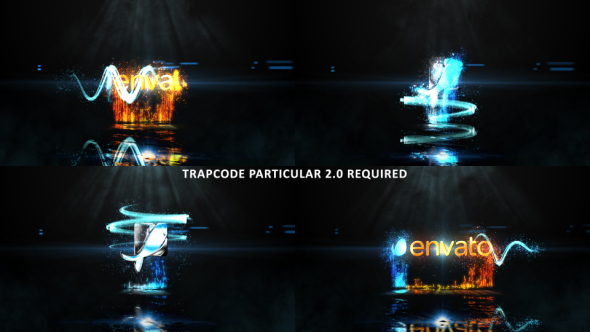 Glowing Particle Logo - VideoHive 20799750