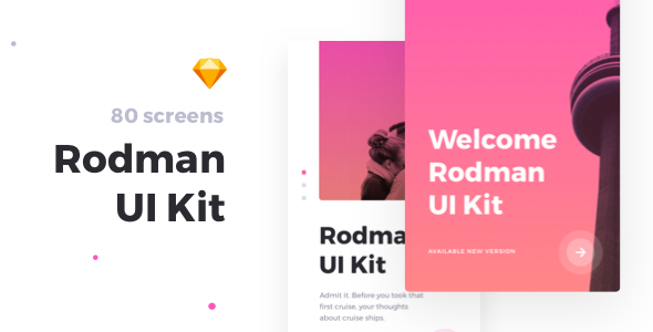 Rodman Mobile UI - ThemeForest 20800535