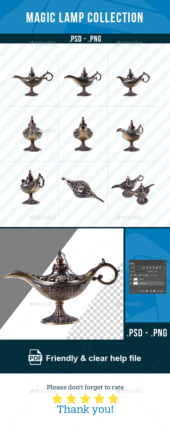 GraphicRiver Magic Lamps Collection 20800570