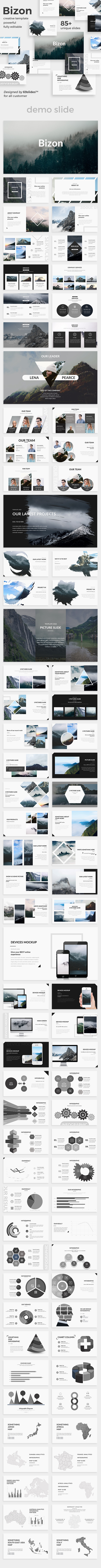 Bizon Creative Google Slide Template - Google Slides Presentation Templates