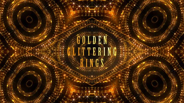 Golden Glittering Rings alt
