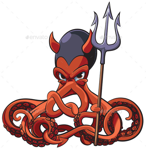 Octopus the Devil - Halloween Seasons/Holidays