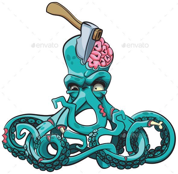 Octopus the Zombie - Halloween Seasons/Holidays