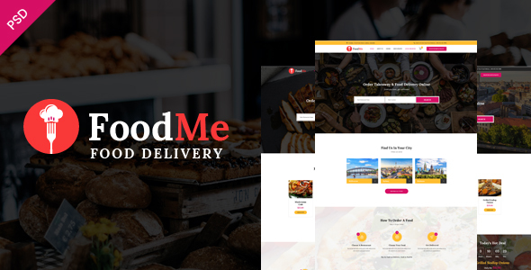 FoodMe-Food DeliveryFood Ordering - ThemeForest 20695045