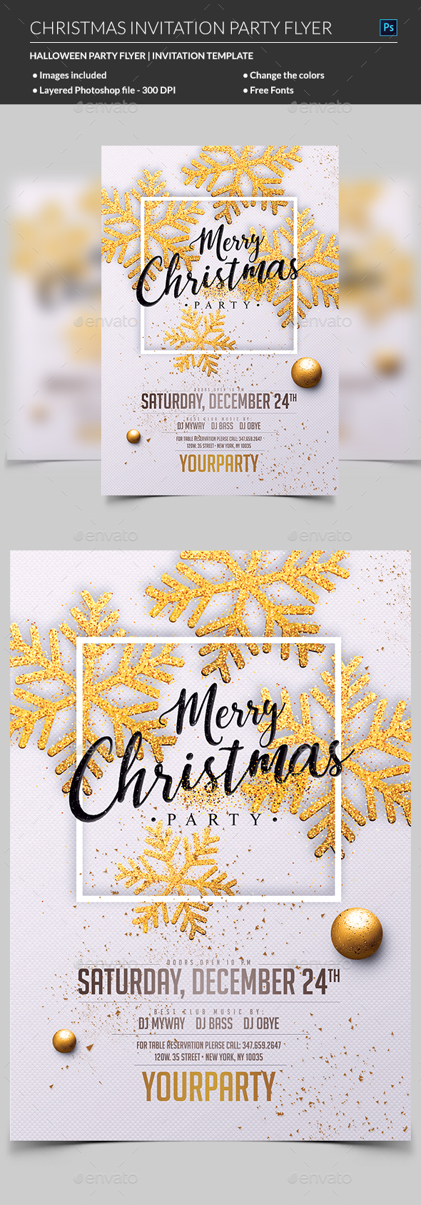 Christmas Party Invitation - Holidays Events