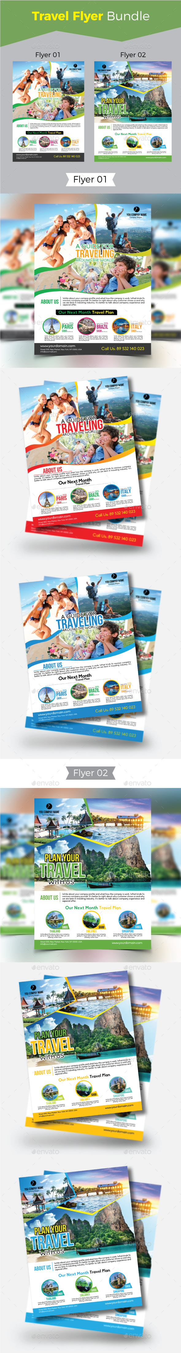 Travel Flyer Bundel - Holidays Events