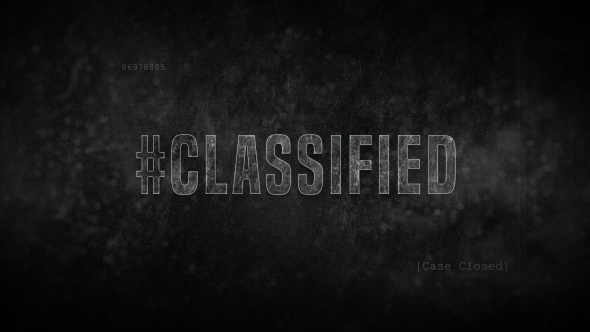 Crime Title Sequence / Credits - Classified Detective