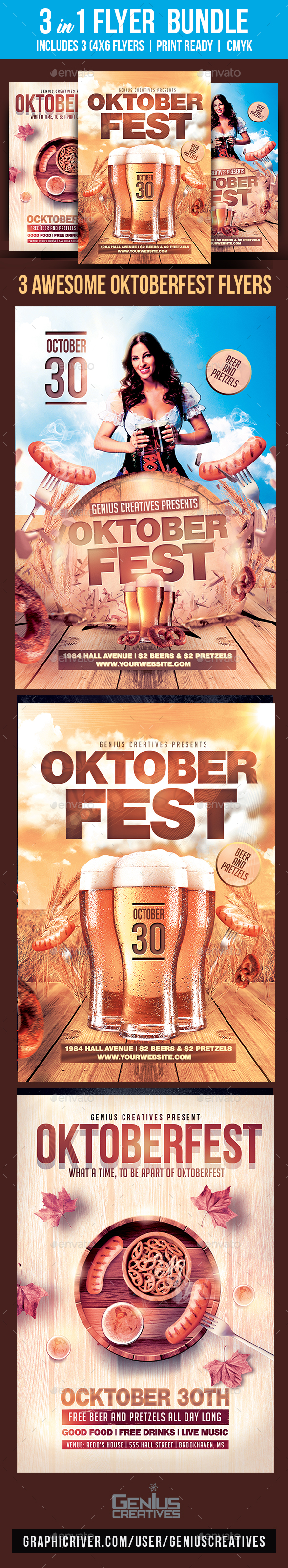 Oktoberfest Flyer Bundle