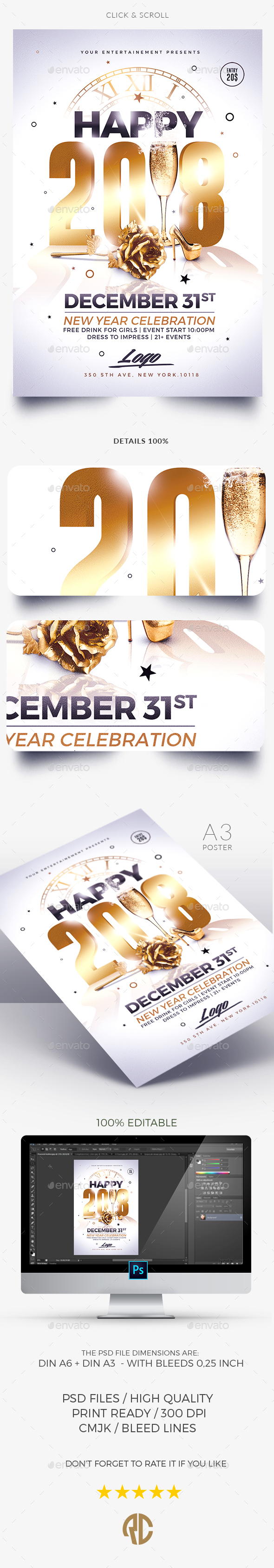 Classy New Year | Invitation - Events Flyers