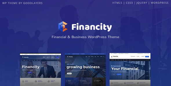 Financity - Business / Financial / Finance WordPress Theme - Business Corporate