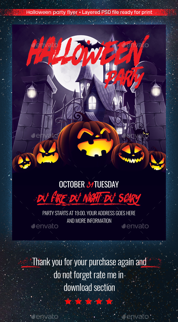 Halloween - Events Flyers