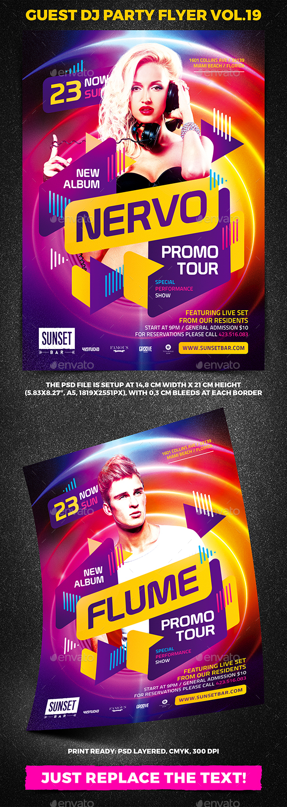Guest DJ Party Flyer vol.19 - Clubs & Parties Events