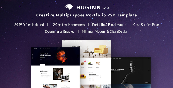 Huginn - Creative - ThemeForest 20806473