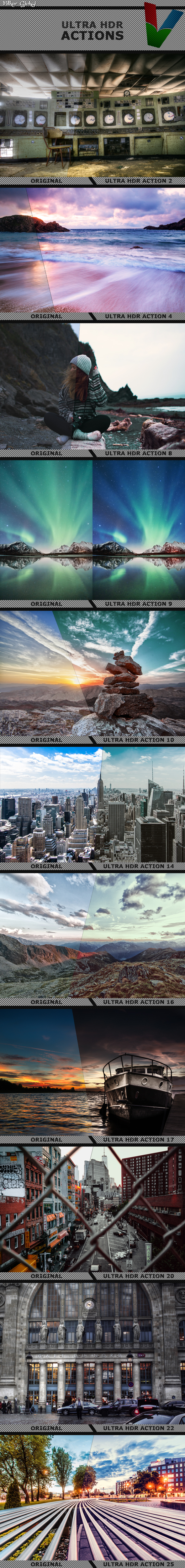 Ultra HDR Actions - Photo Effects Actions