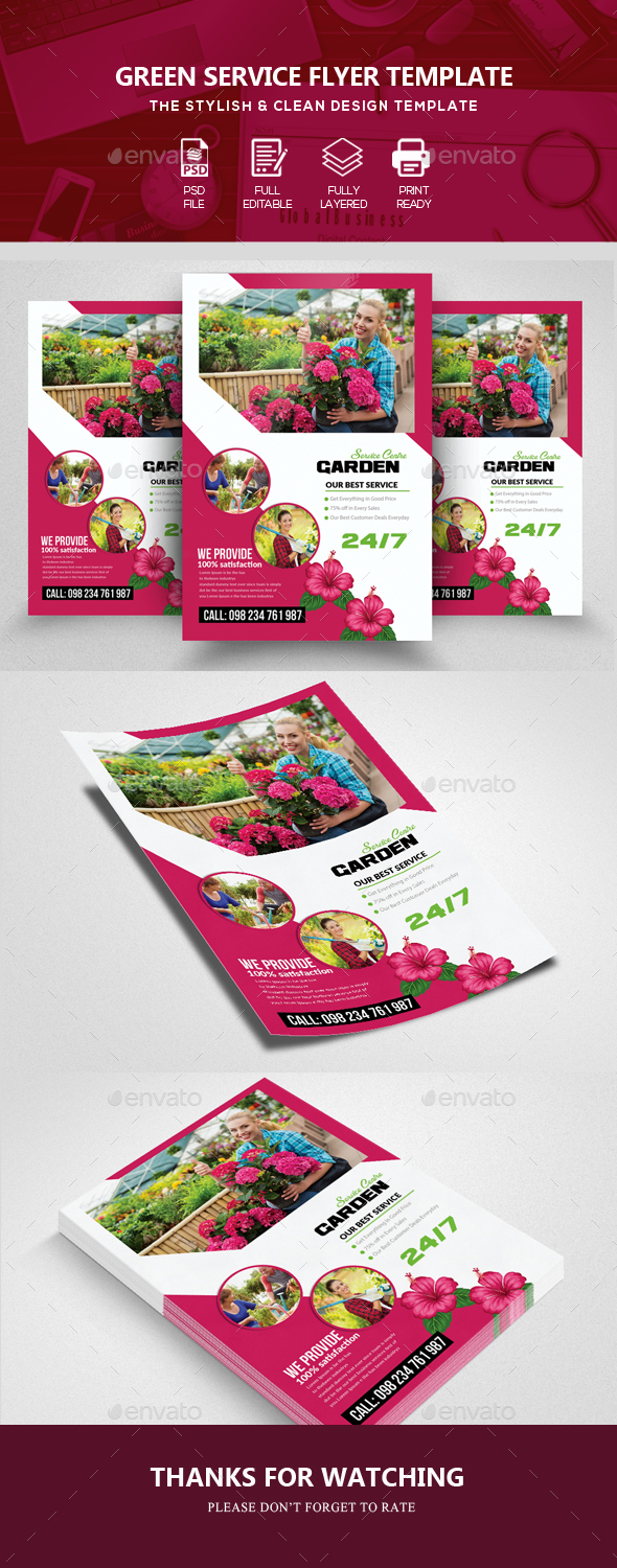 Gardening Service Flyer - Corporate Flyers