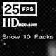 Snows 10 Pack HD - VideoHive Item for Sale
