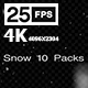 Snows 10 Pack 4K - VideoHive Item for Sale