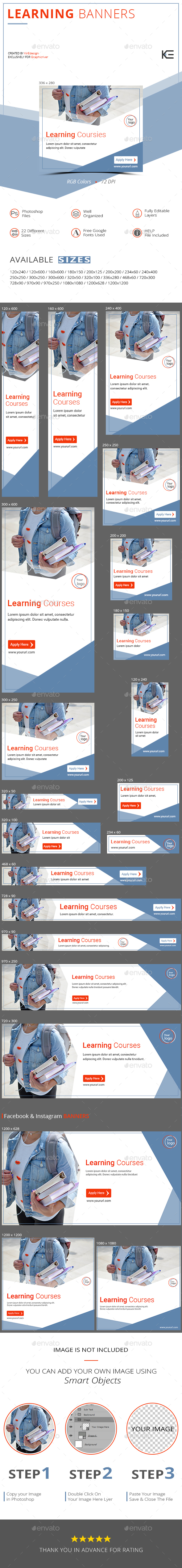 Learning Banners - Banners & Ads Web Elements