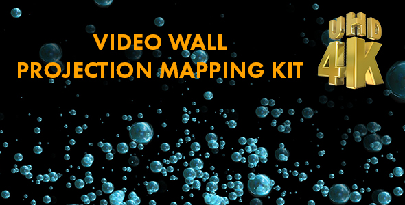 Air Bubbles Video Mapping 4K