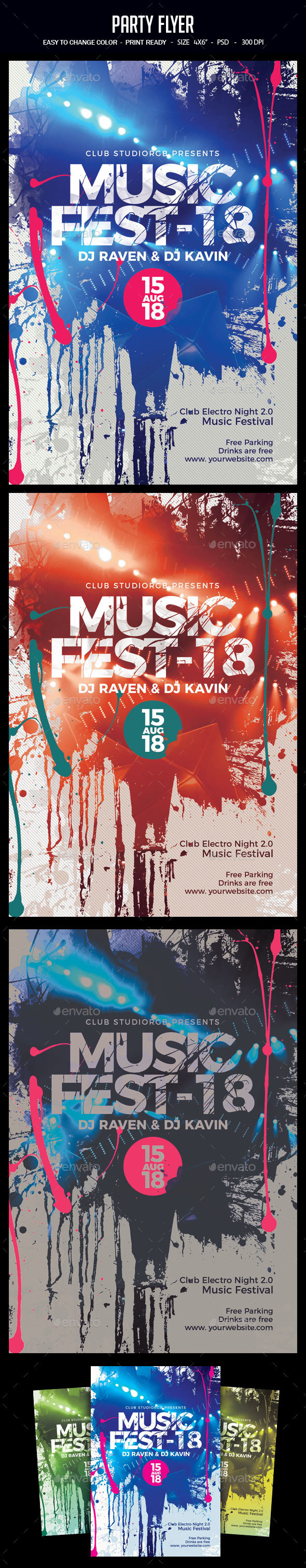 Party Flyer - Clubs & Parties Events