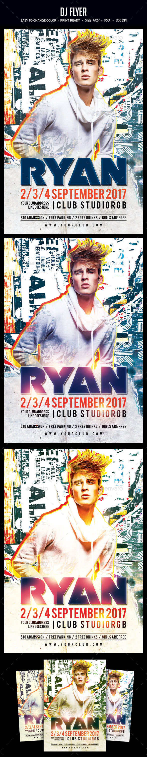 Dj Flyer - Clubs & Parties Events