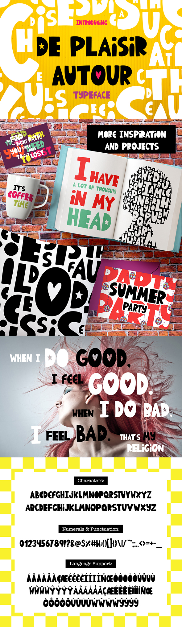 De Plaisir Autour - typeface - Script Fonts