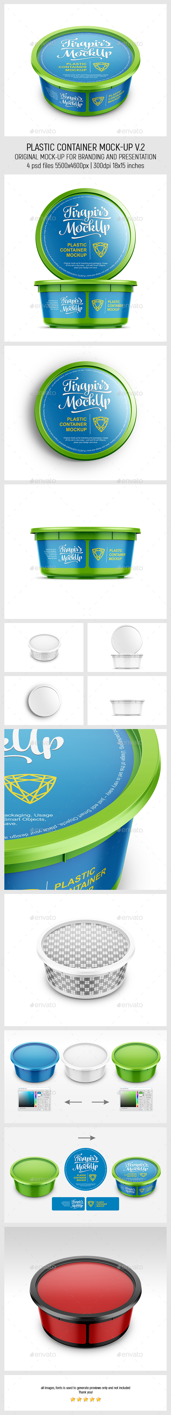 GraphicRiver Plastic Container Mock-Up V.2 20811745