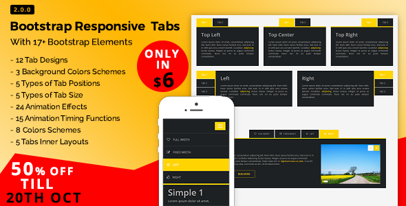 Bootstrap Responsive Tabs - CodeCanyon Item for Sale