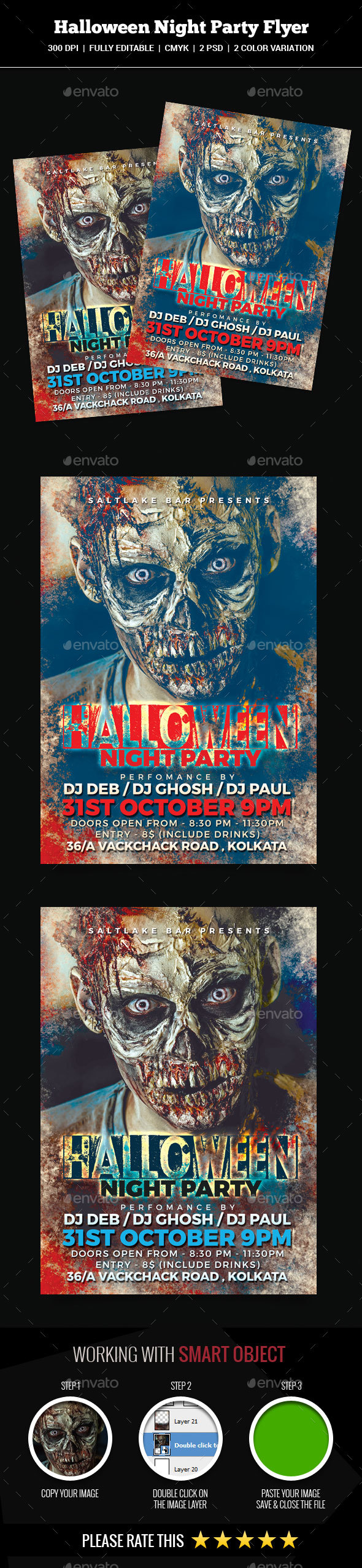 Halloween Night Party Flyer