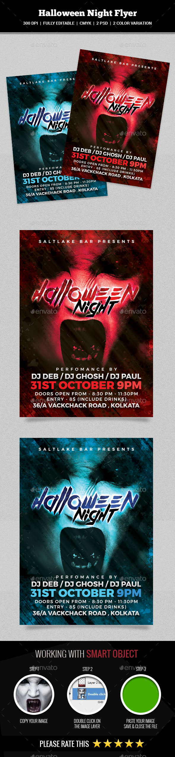 Halloween Night Flyer - Events Flyers