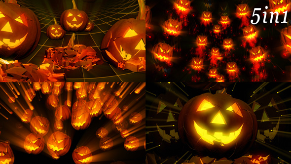 Flame Pumpkin - VJ Loop Pack (5in1) alt