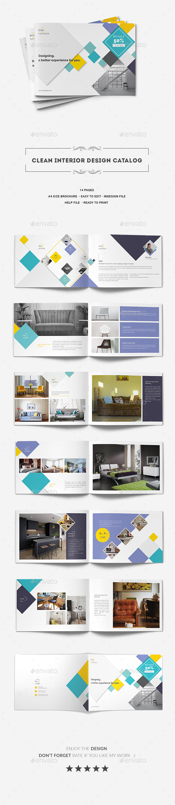 GraphicRiver Clean Interior Design Catalog 20812801 GraphicRiver Clean Interior Design Catalog 20812801
