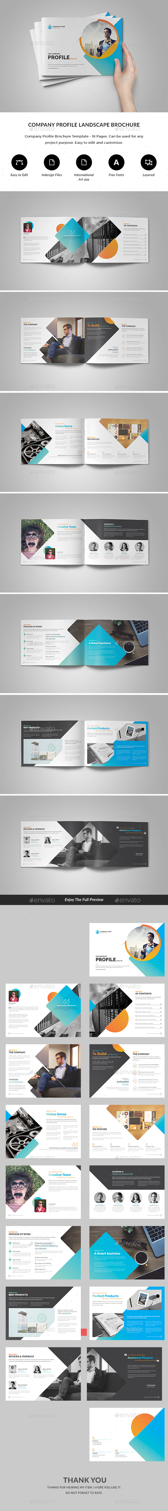 GraphicRiver Company Profile Landscape Brochure 20812814 GraphicRiver Company Profile Landscape Brochure 20812814