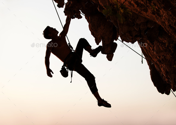 Rock climber - Stock Photo - Images