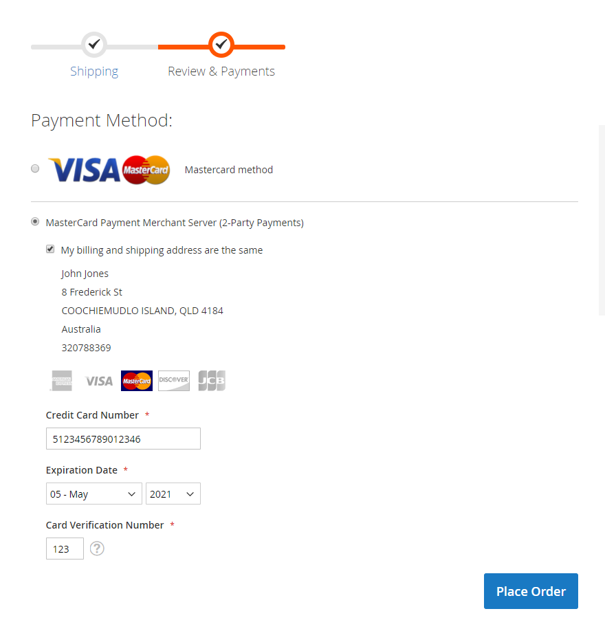 Magento 2 Mastercard Payment Gateway MiGS by duytrinhit | CodeCanyon