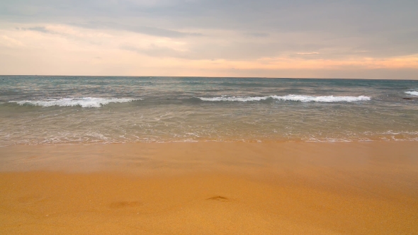 Ocean and Beach in Sri Lanka