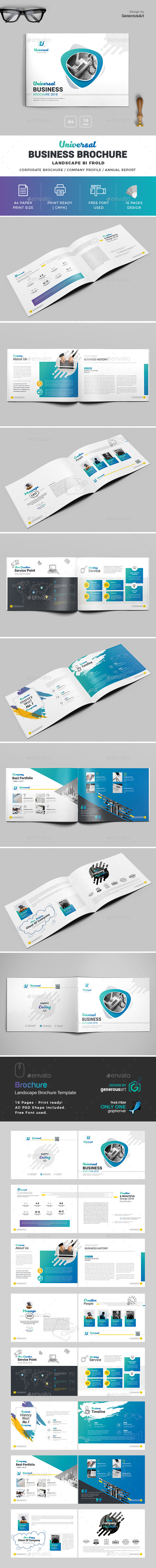 Landscape Brochure - Brochures Print Templates
