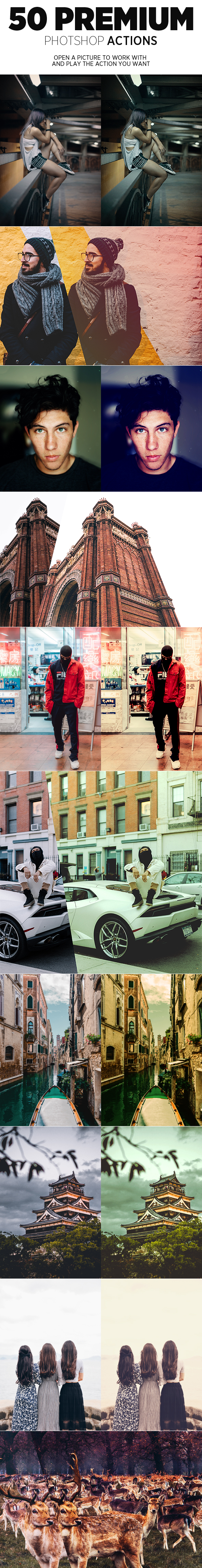 50 Stylish Photoshop Actions II - Photo Effects Actions