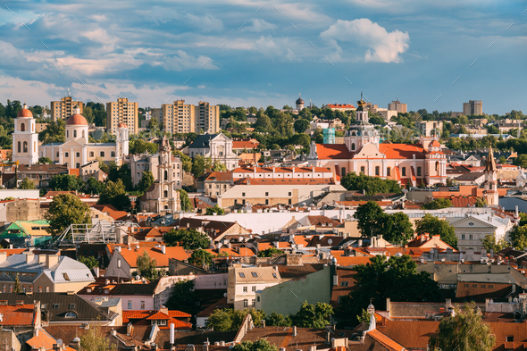 Vilnius, Lithuania. Orthodox Church Of The Holy Spirit, Church O - Stock Photo - Images