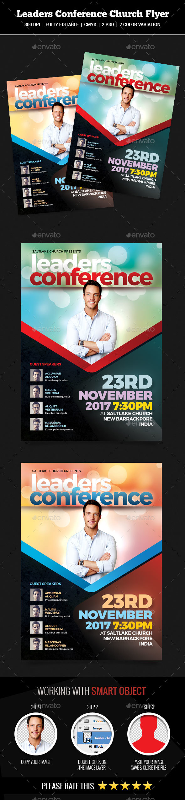 Leaders Conference Church Flyer - Church Flyers