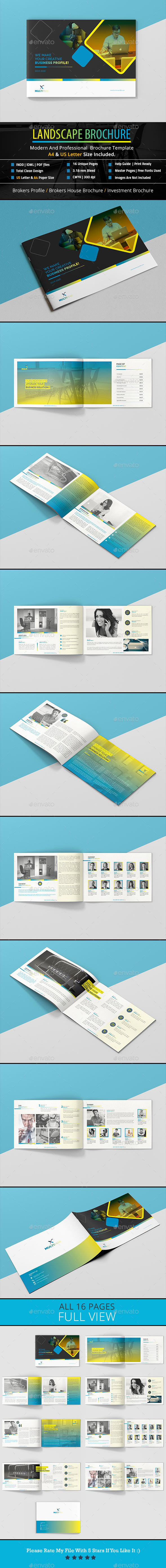 Landscape Brochure (A4 & US Letter) - Corporate Brochures