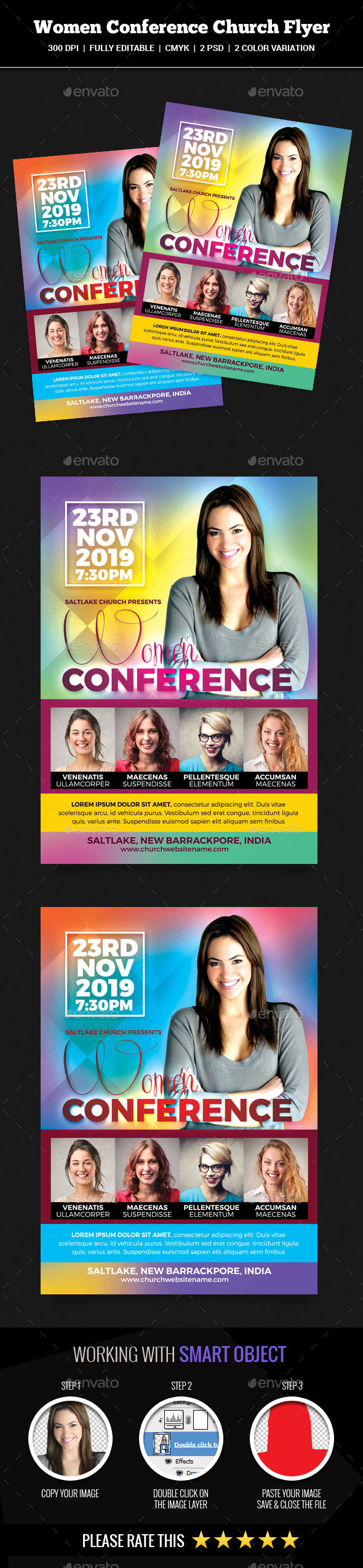 Women Conference Church Flyer - Church Flyers