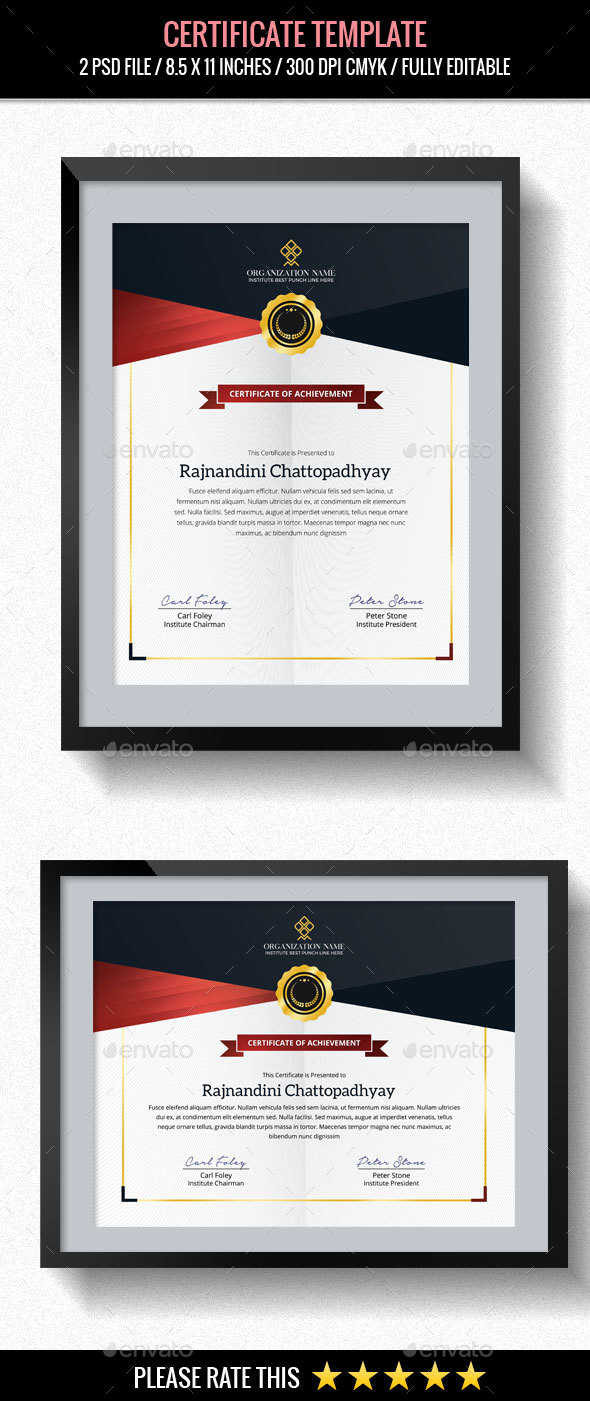 Multipurpose Certificates Template - Certificates Stationery