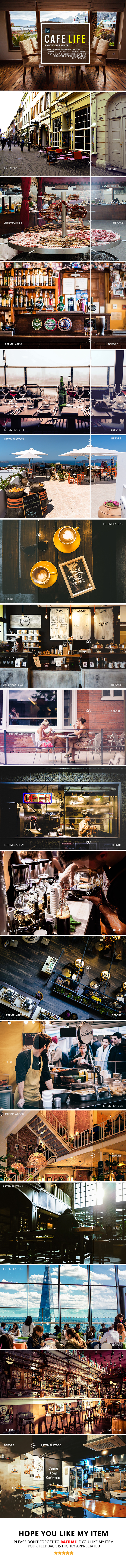 50 Cafe Life Lightroom Presets - Lightroom Presets Add-ons
