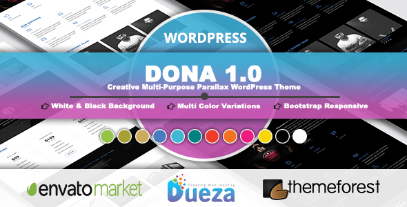 DONA - Creative Multi-Purpose Parallax WordPress Theme - Miscellaneous WordPress